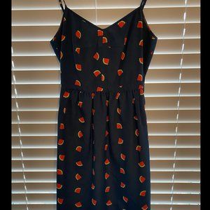J Crew Navy Watermelon Dress. Size 0